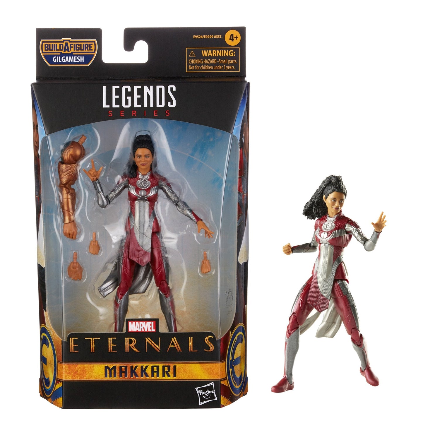 Marvel Legends - The Eternals (Gilgamesh BAF) - Makkari Action Figure (E9526)