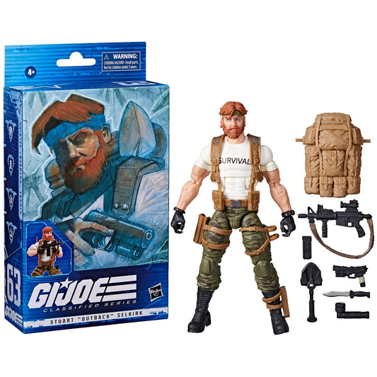 G.I. Joe Classified Series #63 - Stuart Outback Selkirk Action Figure (F4034) LOW STOCK