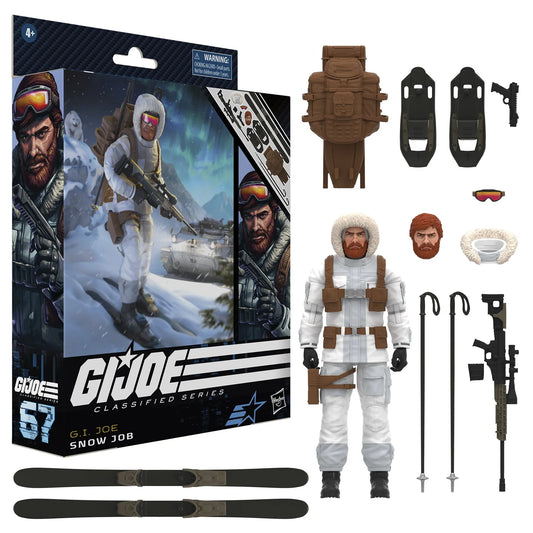 G.I. Joe Classified Series #67 - Snow Job Exclusive Action Figure (F6682) LOW STOCK