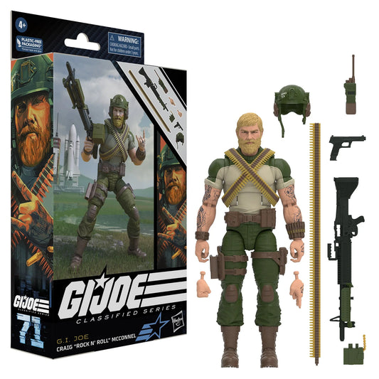 G.I. Joe Classified Series #71 - Craig Rock N Roll McConnel Action Figure (F7463)