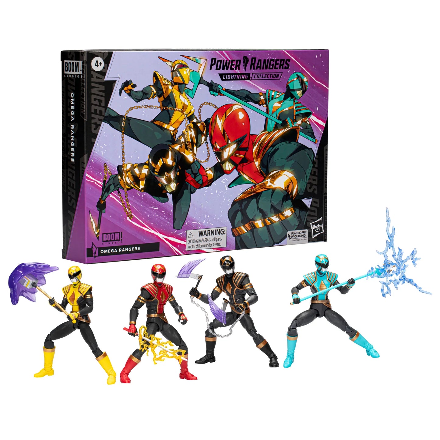 Power Rangers: Lightning Collection - HasCon 2023 - Omega Rangers 4-Pack Exclusive (F8780)