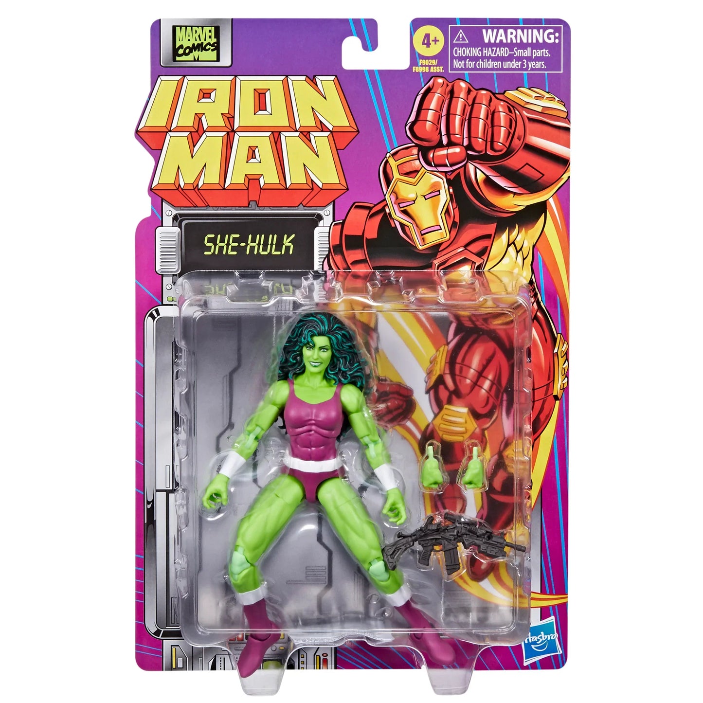 Marvel Legends Series - Iron Man Retro Collection - She-Hulk Action Figure (F9029) LOW STOCK