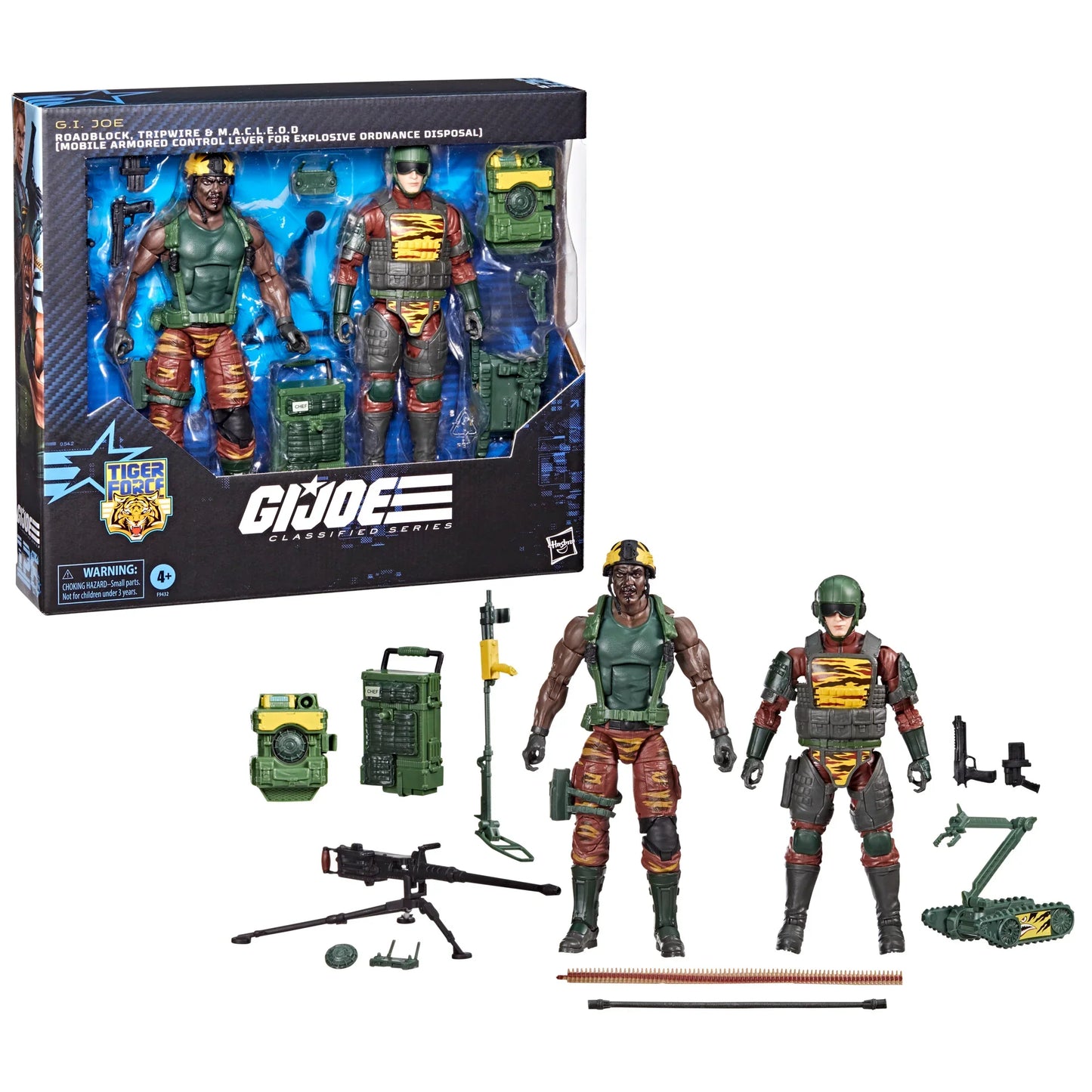 G.I. Joe Classified Series #126 - Tiger Force Roadblock, Trip-Wire, & M.A.C.L.E.O.D. Exclusive 2-Pack (F9432)
