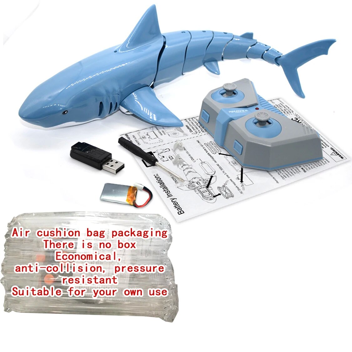 Funny RC Shark Toy Remote Control Animals Robots Bath Tub Pool Electric Toys for Kids Boys Children Cool Stuff Sharks Submarine ShopOnlyDeal
