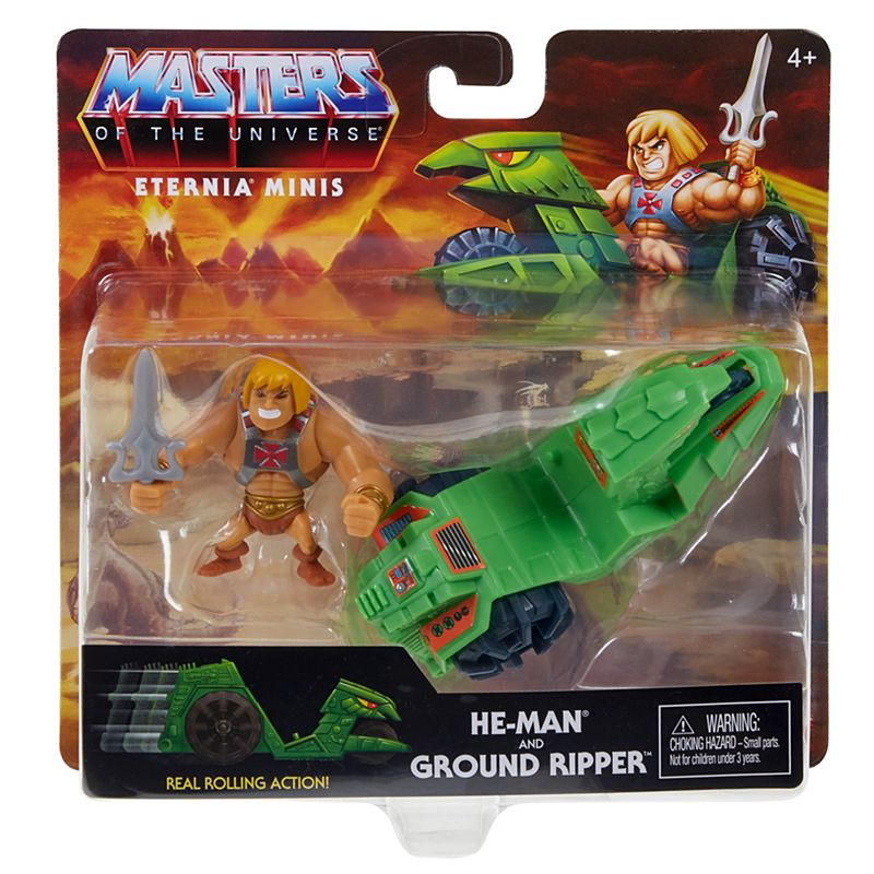 Masters of the Universe - Eternia Minis - He-Man and Ground Ripper (GXP37) LOW STOCK