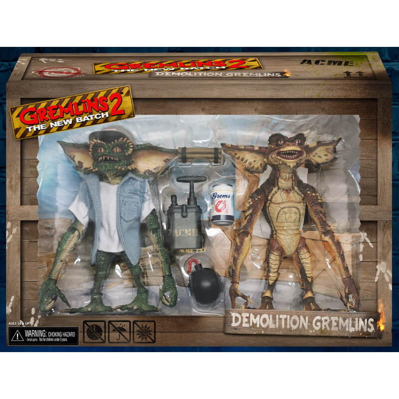 NECA Ultimate Series - Gremlins 2: The New Batch - Demolition Gremlins Action Figures Set 966N080621 LOW STOCK