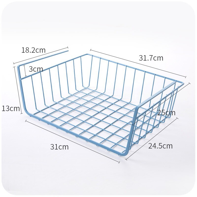 Under The Table Hanging Basket Shelf Storage Rack