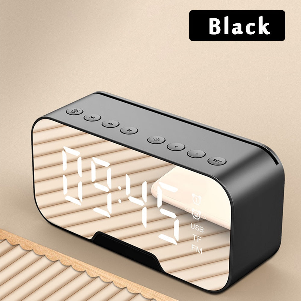 Multifunction Mirror LED Alarm Clock