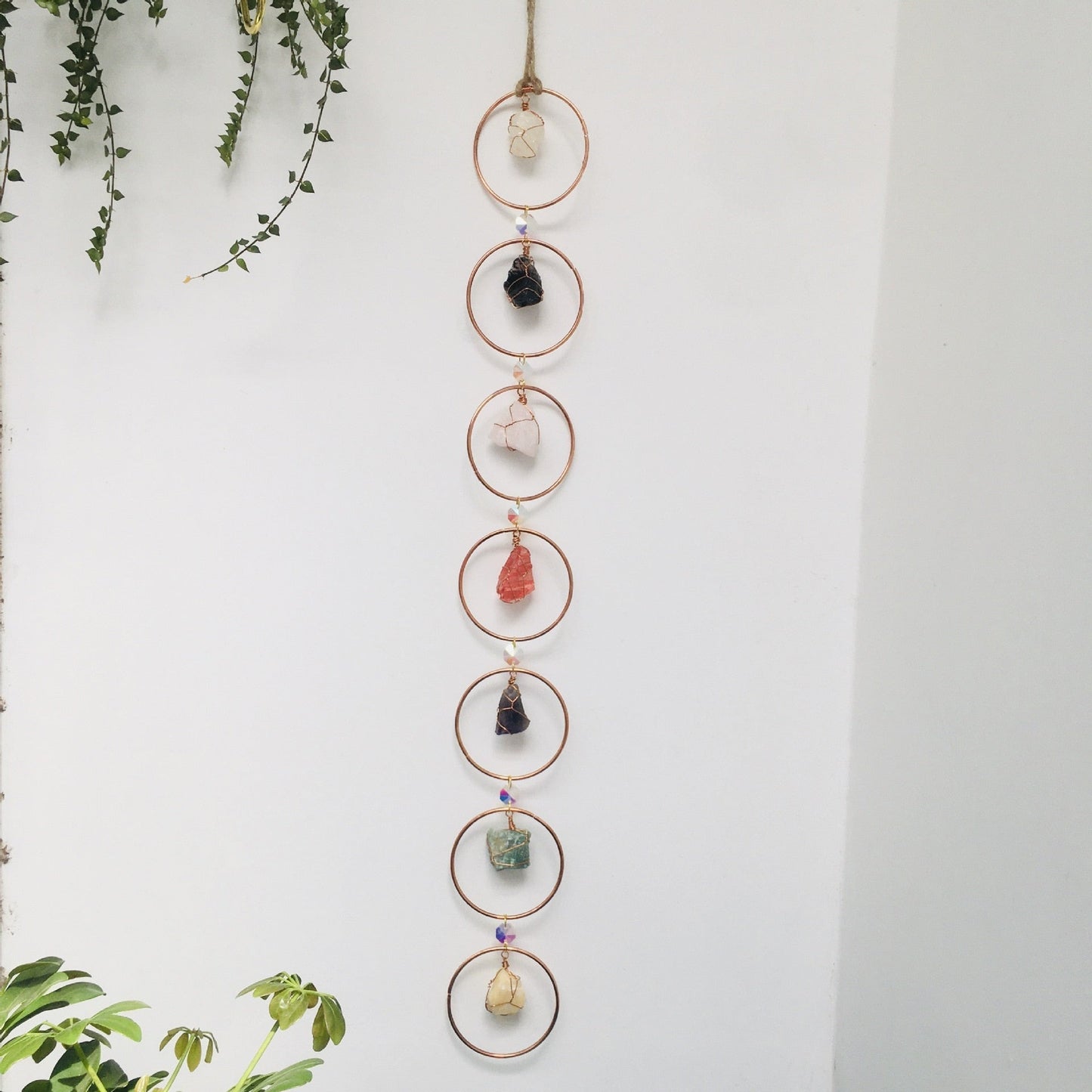 Crystal 7 Chakra Gemstone Wall Room Décor