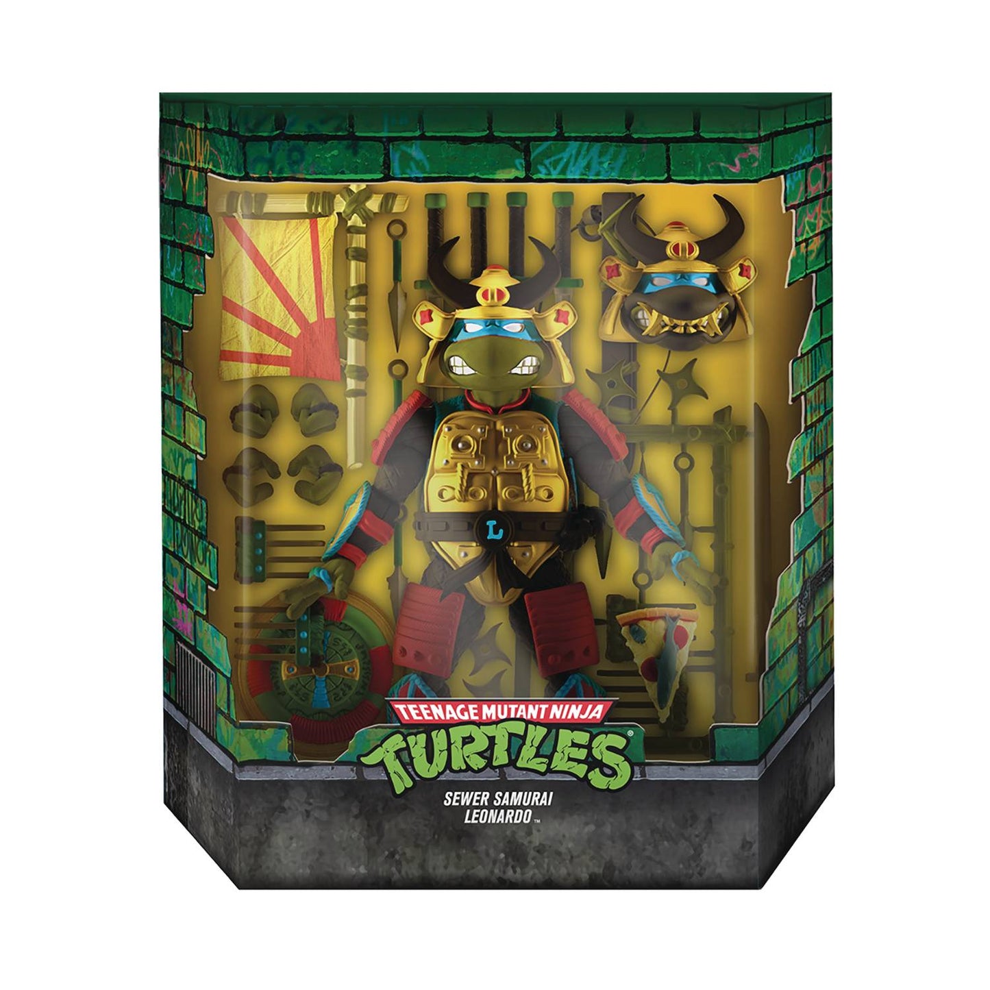 Super7 Ultimates - TMNT Teenage Mutant Ninja Turtles: Leonardo the Sewer Samurai Action Figure 81483 LAST ONE!