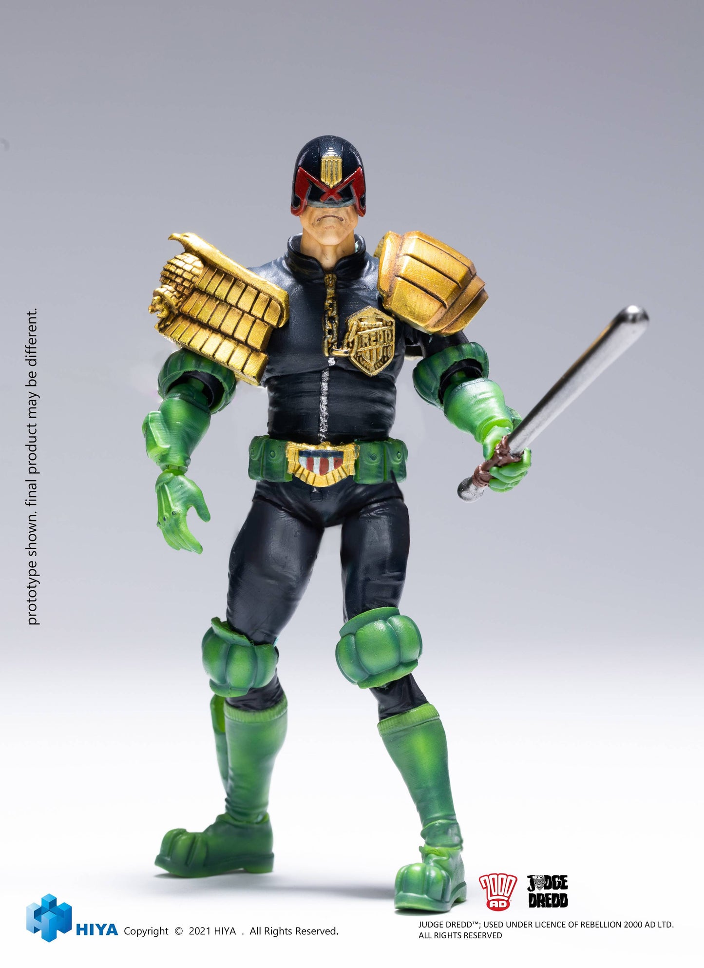 Hiya Toys: Exquisite Mini - Judge Dredd 1:18 Scale 4-inch Action Figure (20166) LOW STOCK