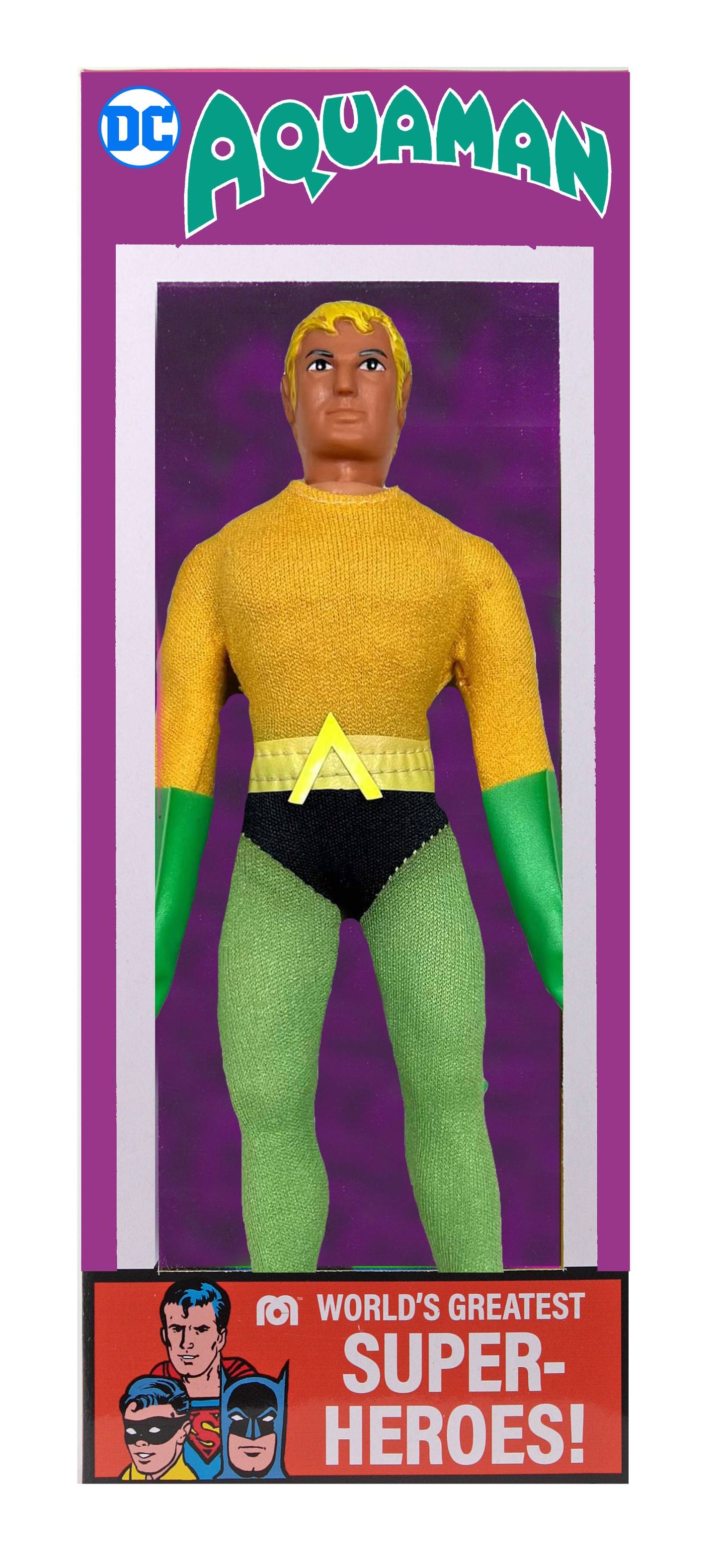 Mego DC World\'s Greatest Super-Heroes! 50th Anniversary - Aquaman 8-inch Action Figure (51303) LAST ONE!