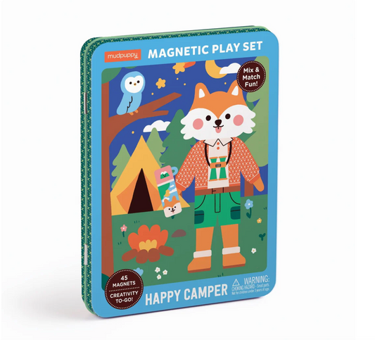 Mudpuppy Happy Camper Magnetic Play Set