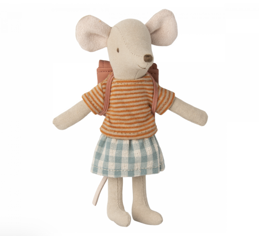 Maileg Tricycle Mouse, Big Sister with Bag