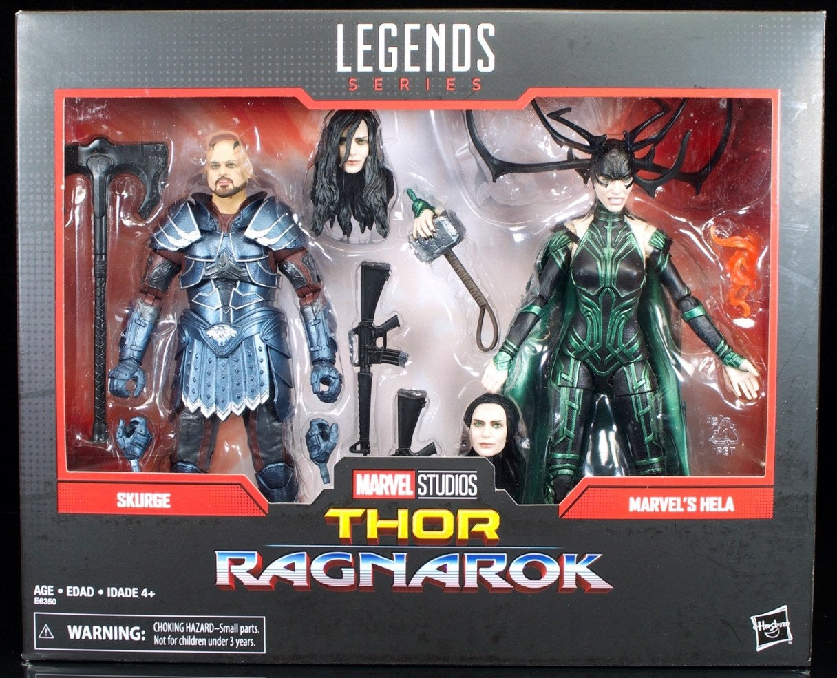 Hasbro - Marvel Legends / Studios / 80th Anniversary - Thor: Ragnarok - Skurge + Hela (E6350) LOW STOCK
