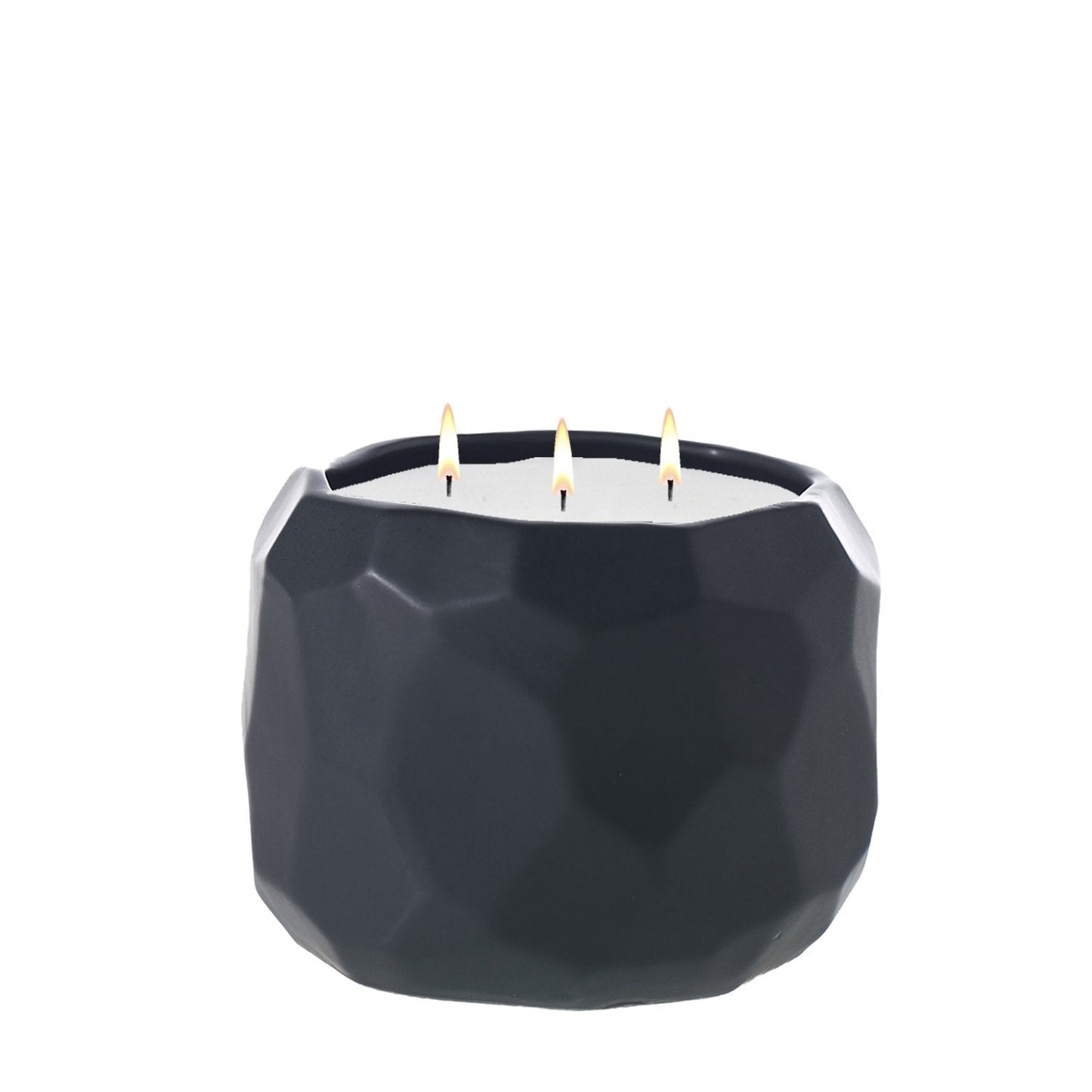 Black Discover Pot Ceramic Candle