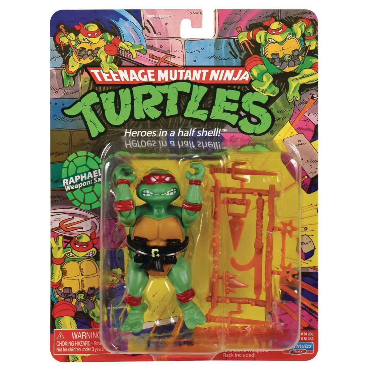 Playmates - Teenage Mutant Ninja Turtles (TMNT) - Classic - Raphael Action Figure (81283)
