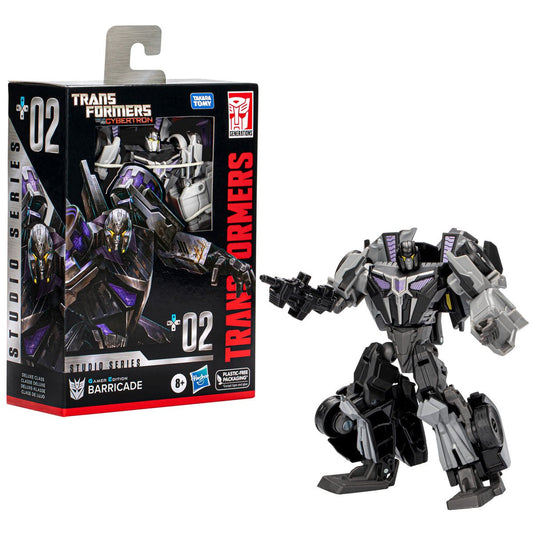 Transformers Studio Series 02 Deluxe Gamer Edition Barricade (War for Cybertron) Action Figure F7234