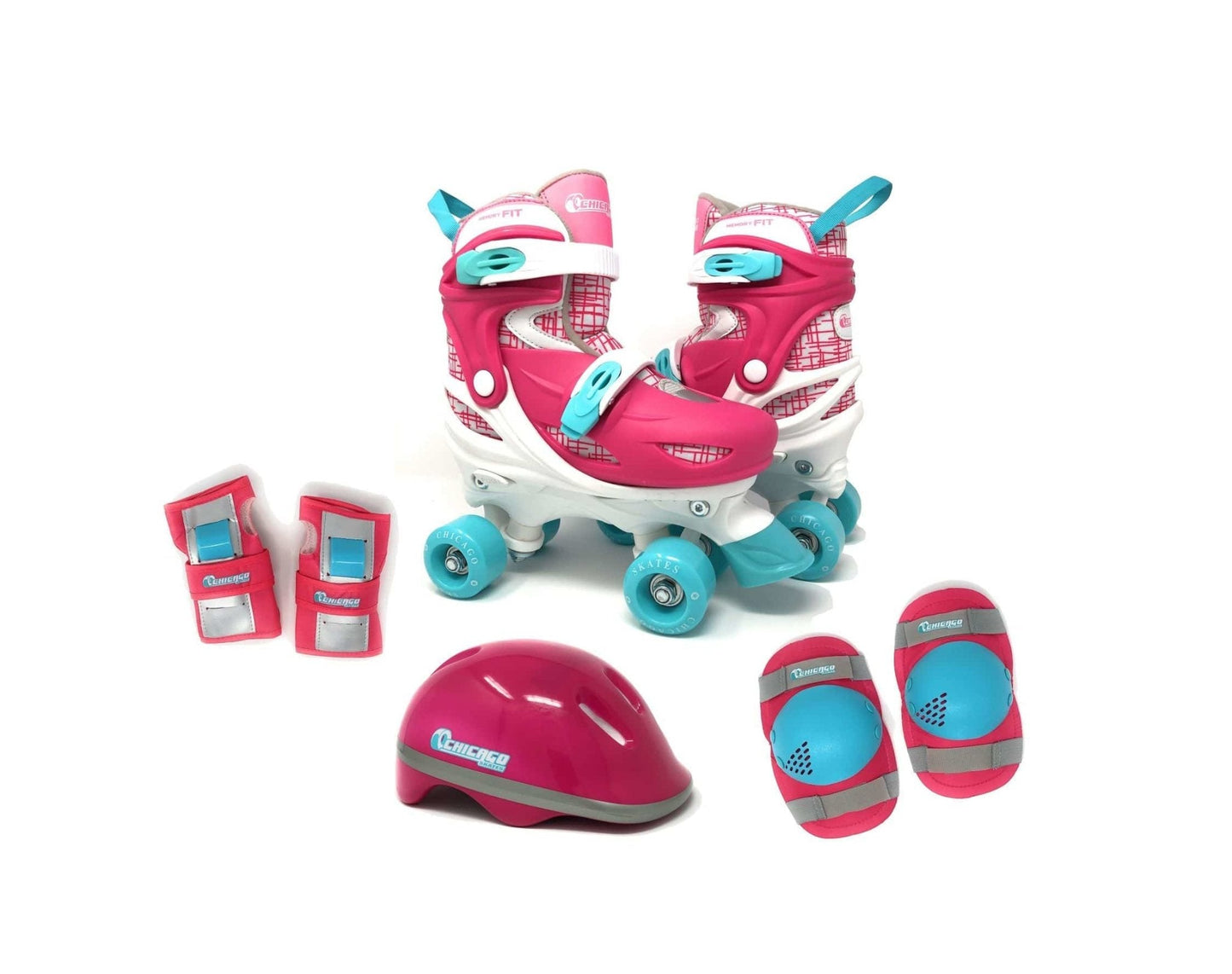 Chicago Girls Quad Roller Skate Combination Set