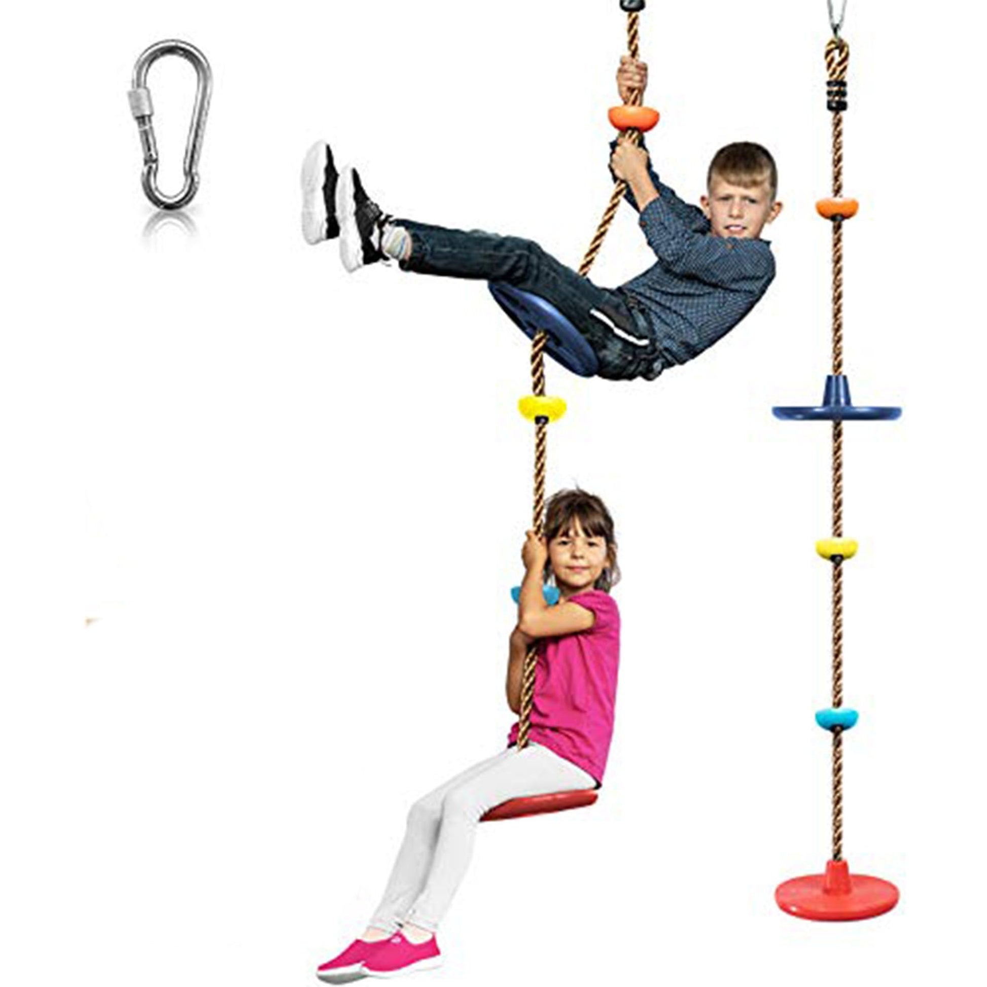 Colored Rope Swing with 2 Big Discs - Nestopia