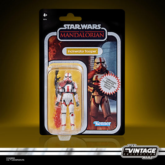 Star Wars Vintage Collection - Mandalorian: Incinerator Trooper (Carbonized) Exclusive Figure F2716 LOW STOCK