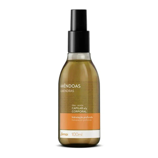 Farmax Amendoa Almond Hair Body Spray Oil 100ml / 3.38 fl oz