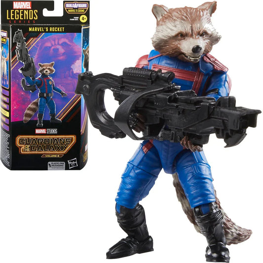 Marvel Legends - Guardians of the Galaxy 3 (Cosmo BAF) Rocket Action Figure (F6608)