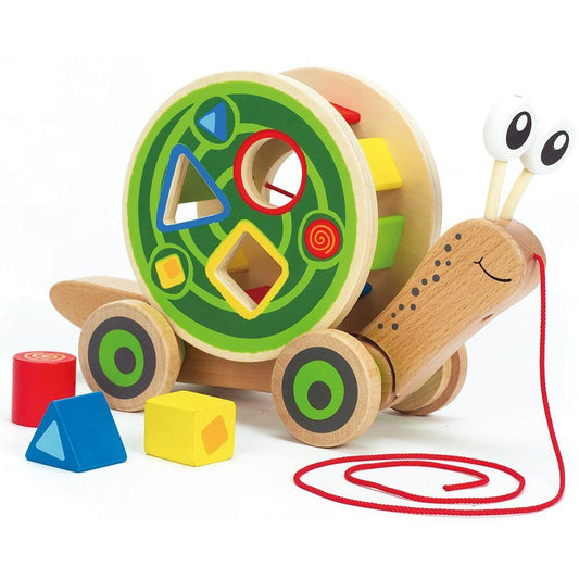Hape Walk-Along Snail Shape Sorter - Tadpole