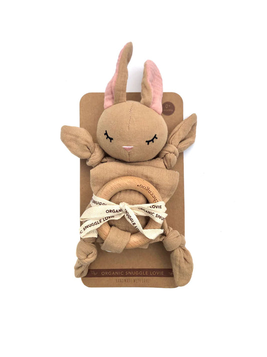 Organic Snuggle Lovie Blanket - Bunny