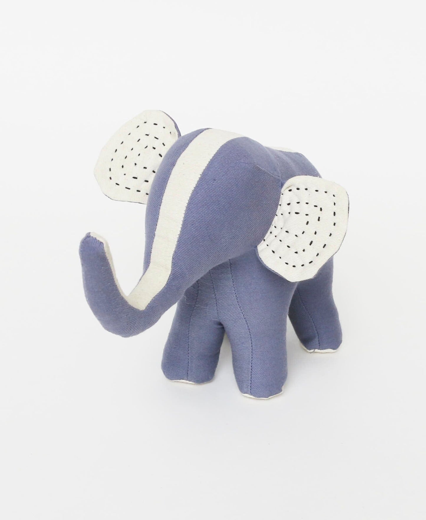 Kantha Stuffed Elephant Toys Anchal Slate