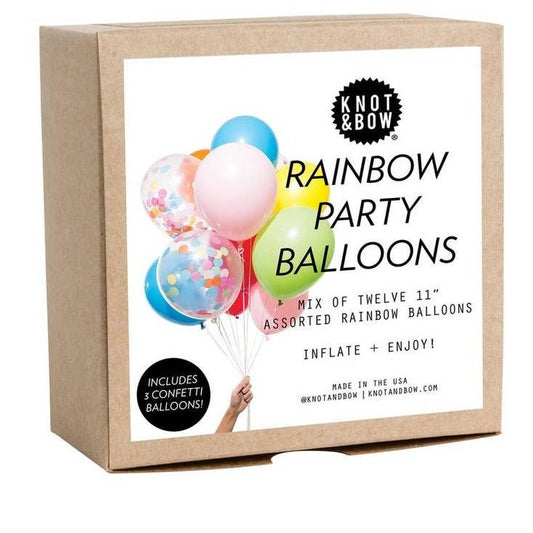 Knot & Bow Rainbow Party Balloons
