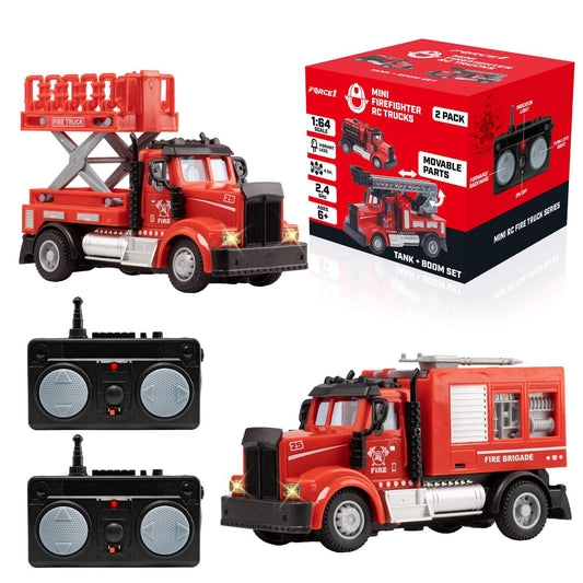 Mini Firefighter RC Trucks - Spray + Lift