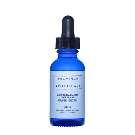Province Apothecary Clear Skin Advanced Face Serum with Jojoba & Sea Buckthorn 30 ml - YesWellness.com