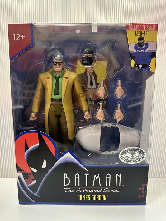 McFarlane - Batman: The Animated Series - James Gordon (Platinum Edition) [Lock-Up BAF] Figure 17619 LOW STOCK