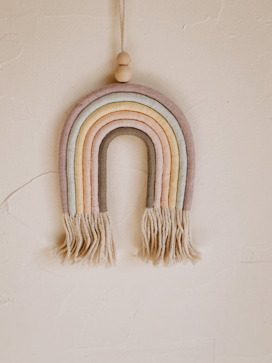 Village Thrive Mia Macrame Rainbow Wall Hangings + Macrame Village Thrive